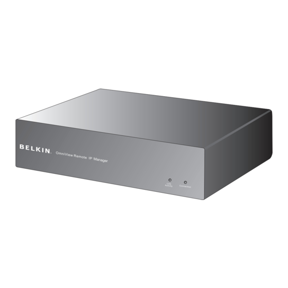 Belkin OmniView F1DE101H User Manual