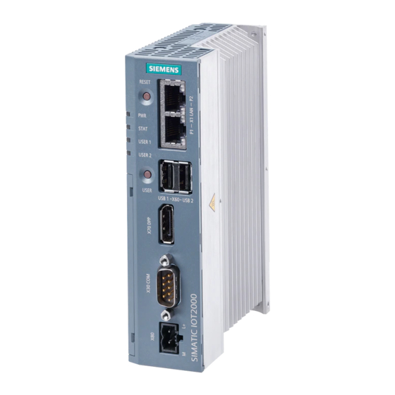 Siemens 6ES7647-0BA00-0YA2 Operating Instructions Manual