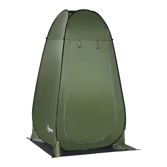 User Manuals: Outsunny A20-258 Camping Shower Tent