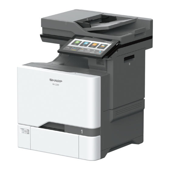 Sharp MX-C528F User Manual