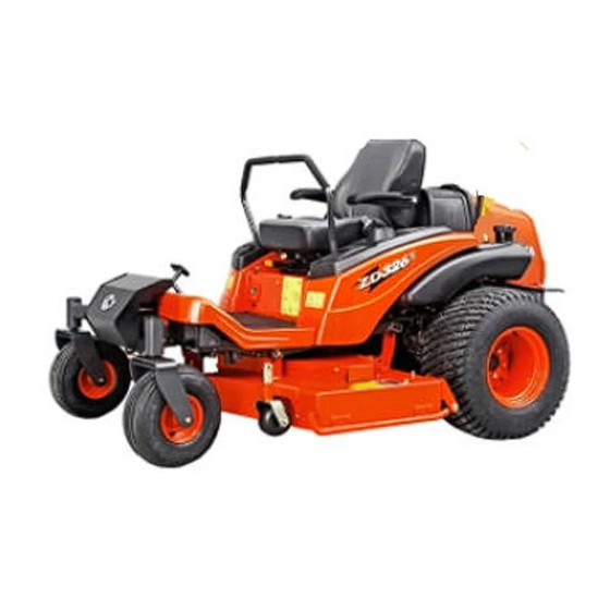 Kubota WSM ZD321 Workshop Manual