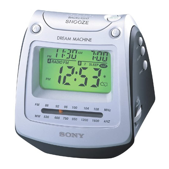 Sony ICF-C630 Service Manual