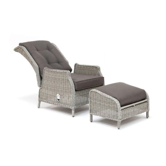 Kettler Classic Recliner with Footstool Product Booklet