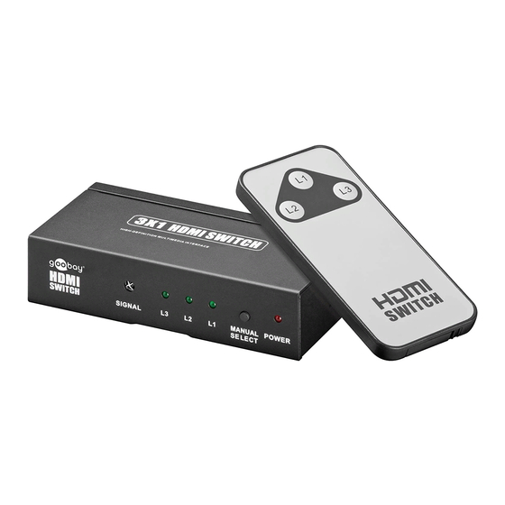 Goobay 60812 Manual