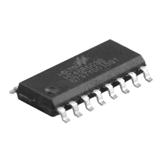 Holtek HT46R003B Manual