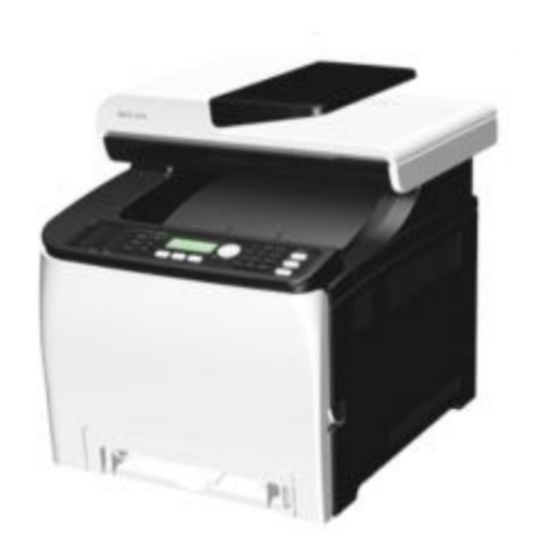 Ricoh PE-MF4 Series Technical Training Manual