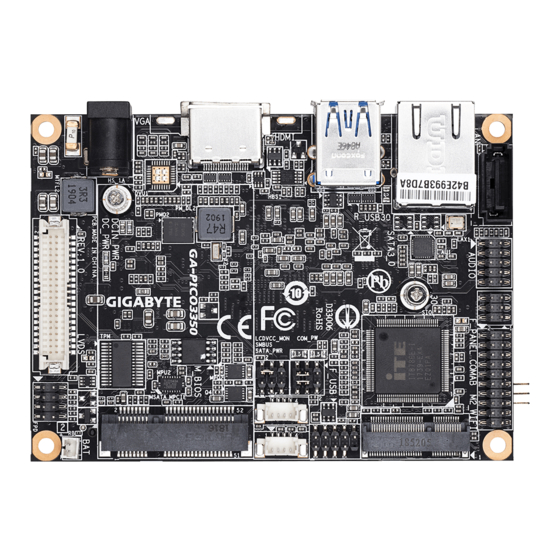 Gigabyte GA-PICO3350 Manuals