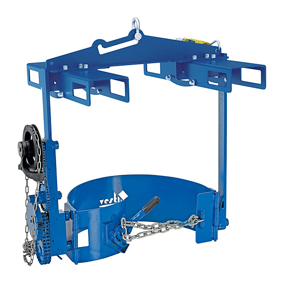 Vestil DCT-85 Operating Instructions