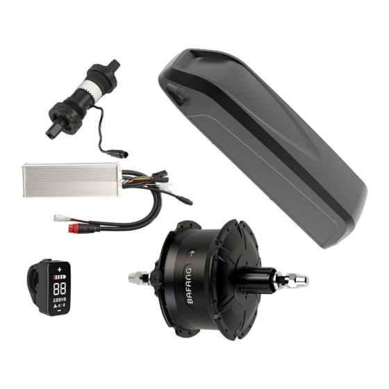 BAFANG H550 User Manual