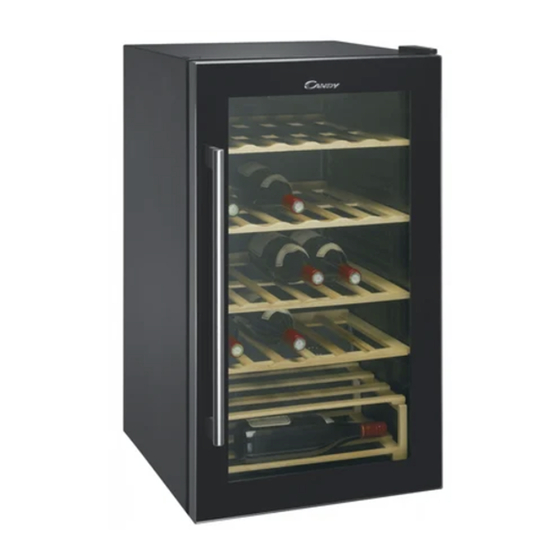 Candy CCV 200GL Compressor Wine Cooler Manuals