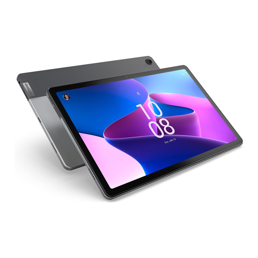 Lenovo Tab M10 Plus 3rd Gen TB125FU Manual