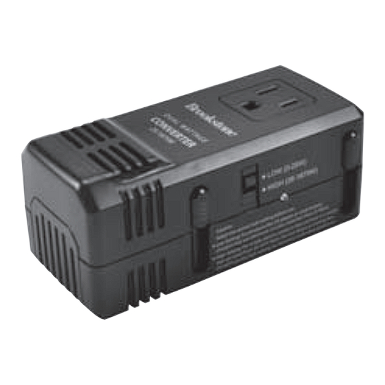 Brookstone Global Power Converter Instruction Manual