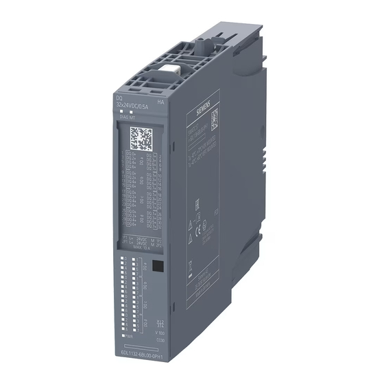 Siemens SIMATIC ET 200SP HA DQ 32x24VDC/0.5A HA Manual