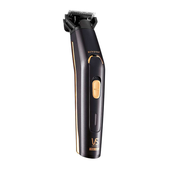 VS Sassoon Xpert Groom Manual