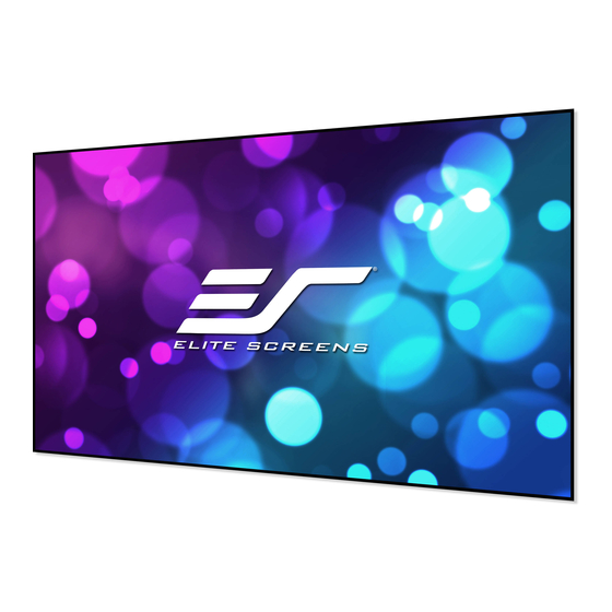 Elite Screens Aeon CineGrey 3D AT Series User Manual
