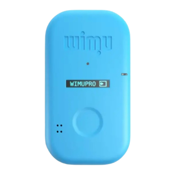 User Manuals: REALTRACK Systems wimu PRO GPS Tracker