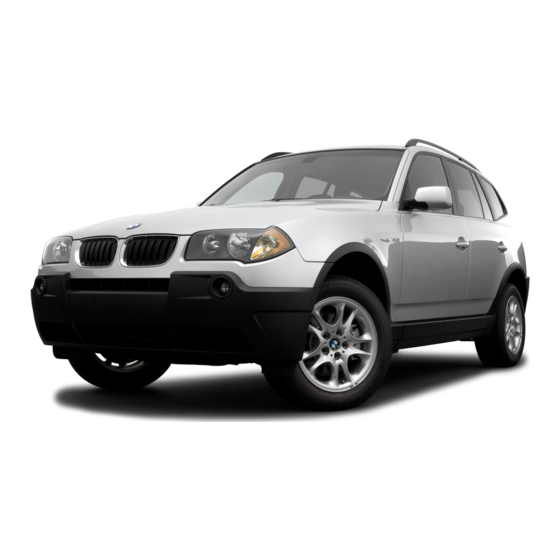 BMW X3 2005 Owner's Manual