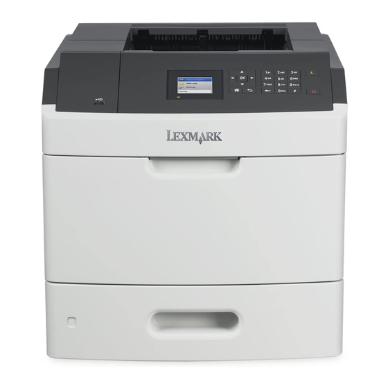 Lexmark MS810 Paper Manual
