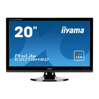 Iiyama ProLite E2078HD User Manual
