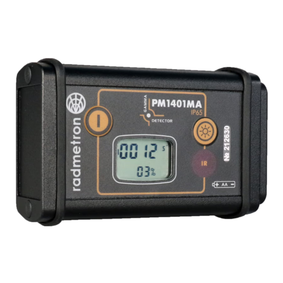 Polimaster PM1401MA Manuals