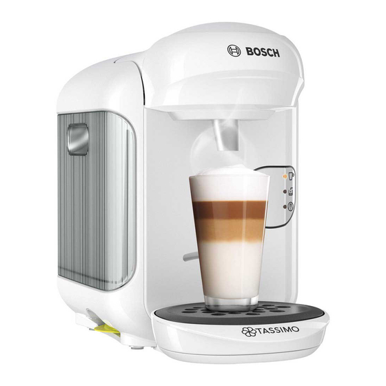 Bosch TASSIMO vivy 2 TAS 140 Series Instruction Manual