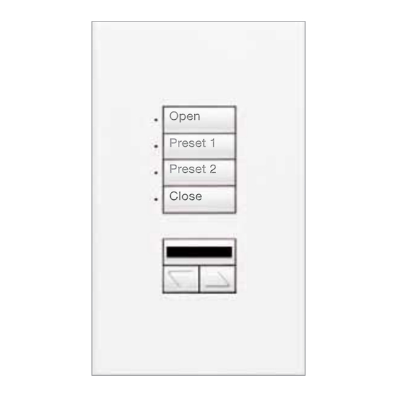 Lutron Electronics seeTouch SVQ-2W Manual