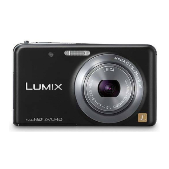 Panasonic Lumix DMC-FX80EB Camera Manuals
