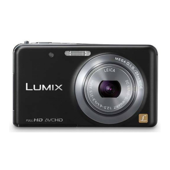 User Manuals: Panasonic Lumix DMC-FX80EB Camera