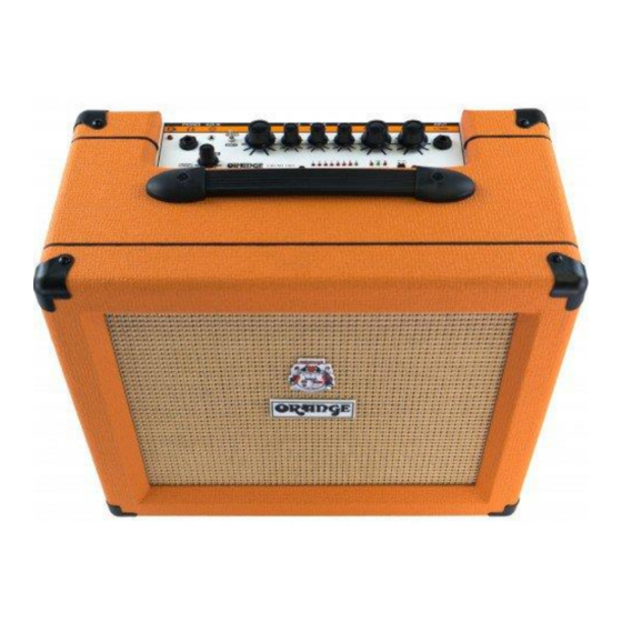 ORANGE Orange 35RT-BLK Guitar Amplifier Manuals