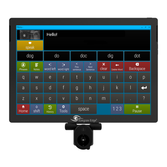 Eyegaze Edge Quick Start Manual