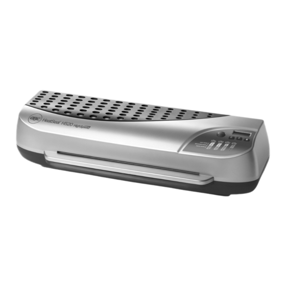 GBC HeatSeal H520 Instruction Manual