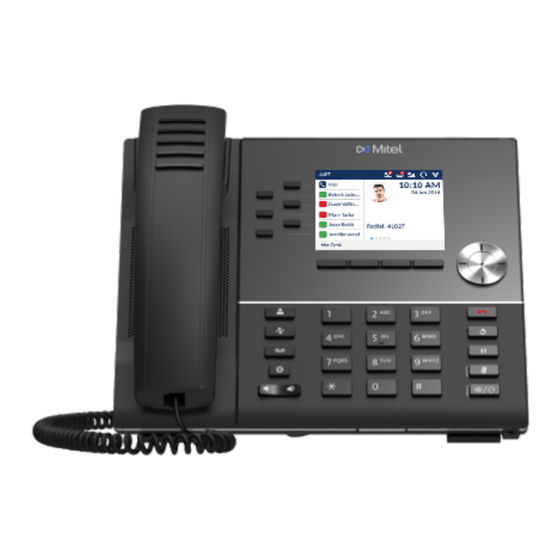 Mitel MiVoice 6920 Quick Reference Manual