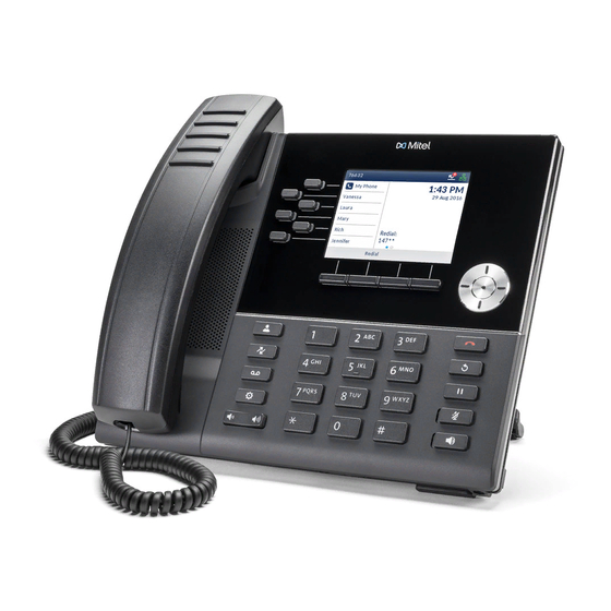Mitel MIVOICE 6920 Quick Reference Manual