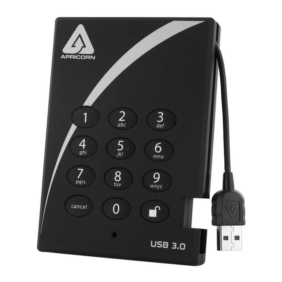 Apricorn Aegis Padlock 3.0 Quick Start Manual