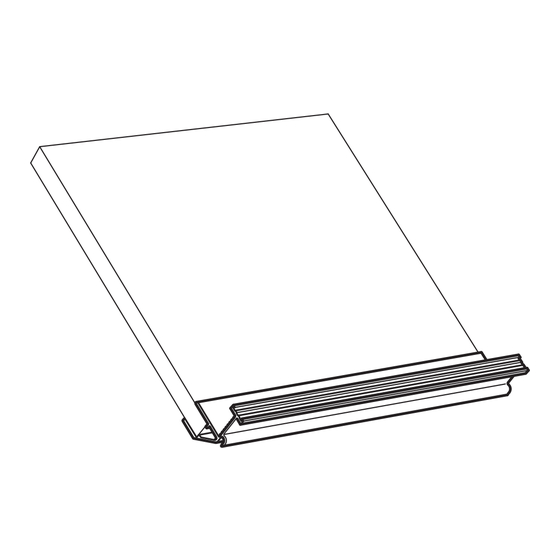 IKEA BILLY BOOK/MAGAZINE RAIL Instructions