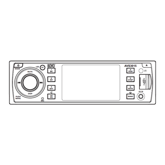 Boyo AVS3015 User Manual