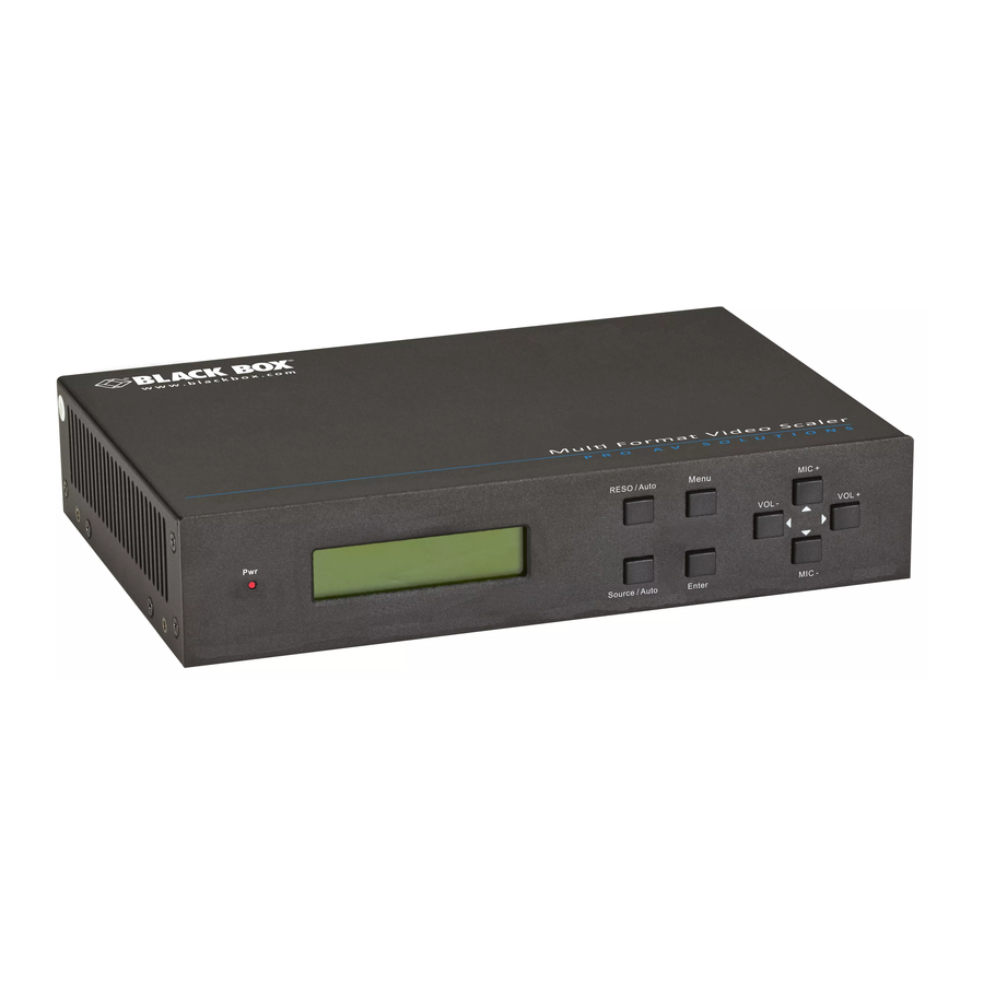 Black Box AVS-5DA1-HDB User Manual