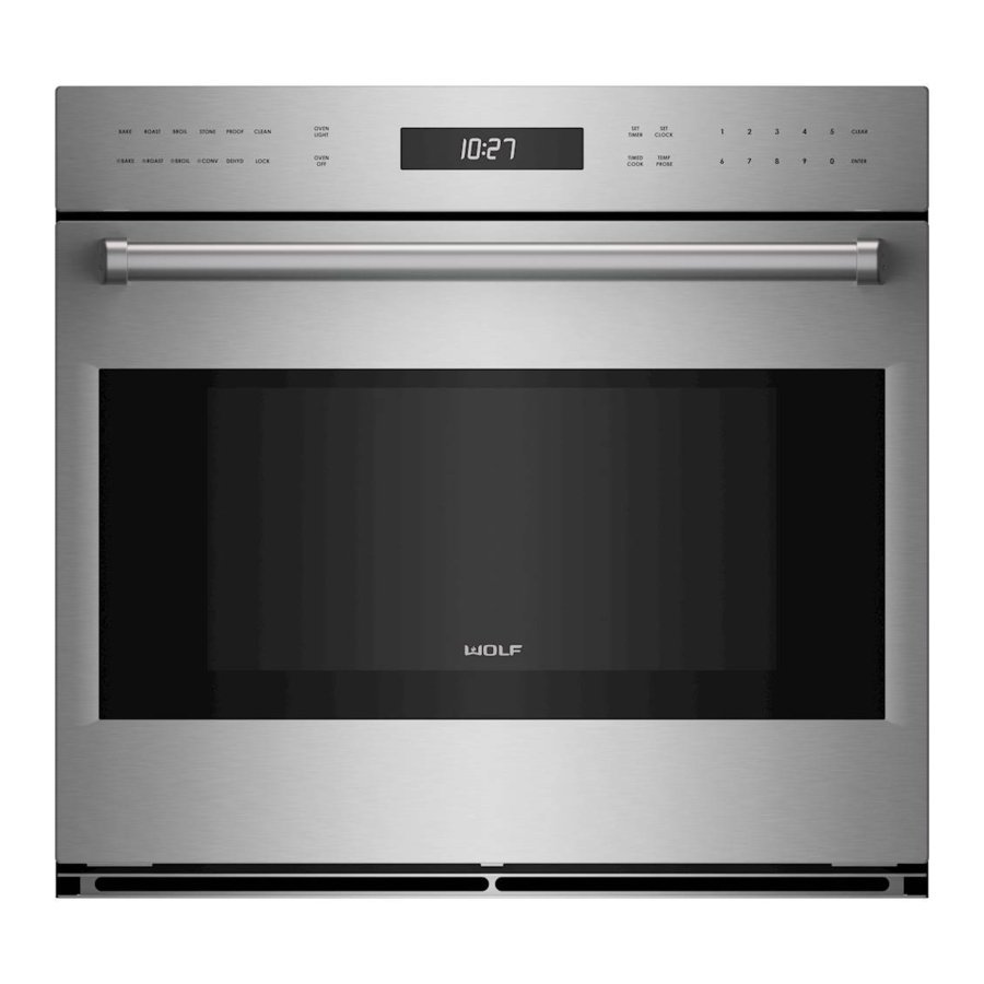 Wolf E SERIES Installation Manual