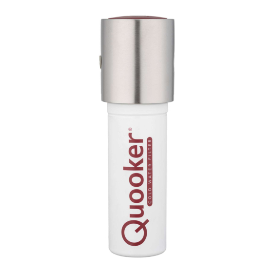 Quooker Cold Water Filter Installation Manual