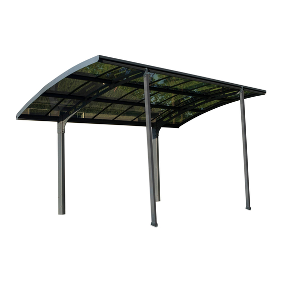 Palram Arizona Carport Extra Kit Assembly Manual