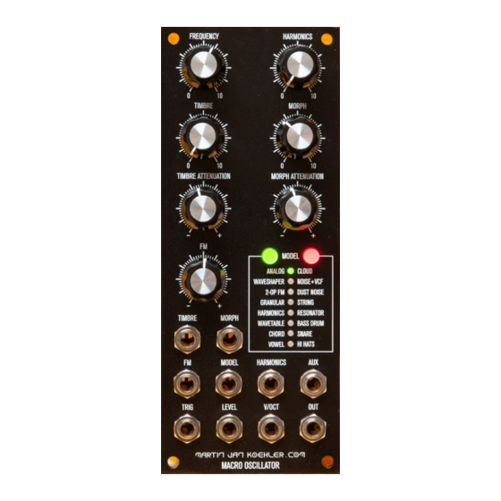 MJK Macro Oscillator Build Manual