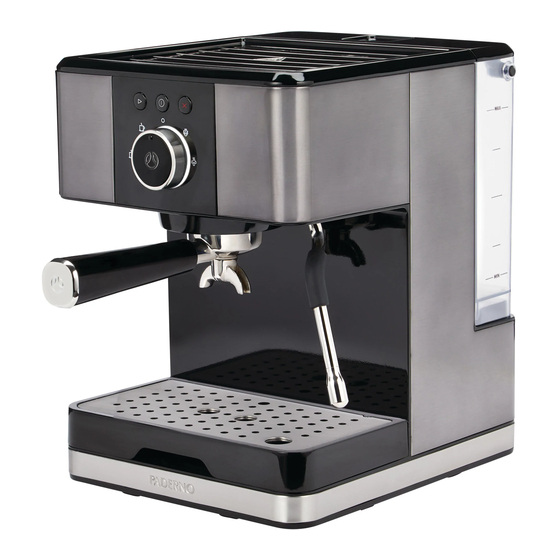 Paderno ESP035 Espresso Machine Manuals