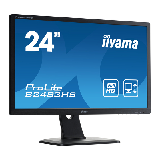 Iiyama ProLite E2483HS-B1 User Manual