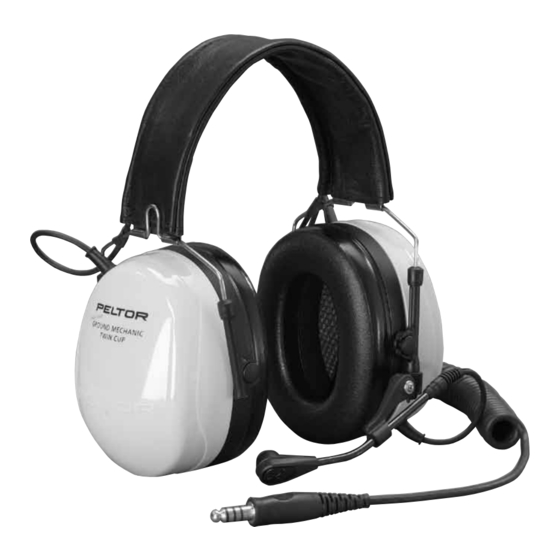 Peltor MT53H540F-01 GB Manual