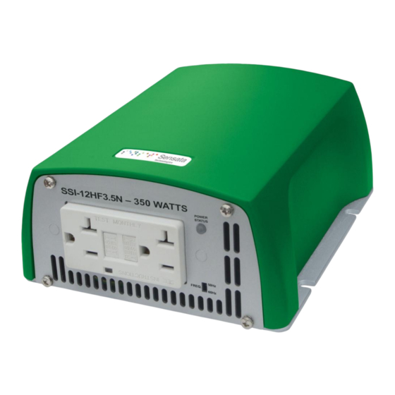 Sensata SSI-12HF3.5N Owner's Manual