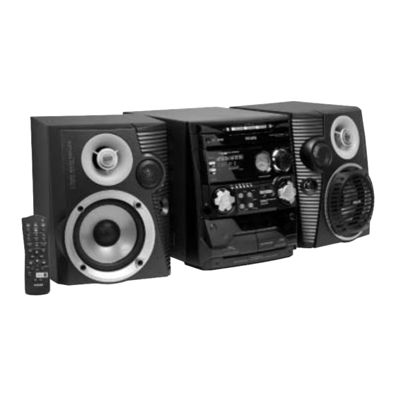 Philips Mini Hi-Fi System FWC555 Manual