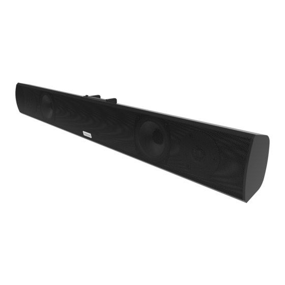 User Manuals: Vision SB-800P Active Soundbar Speaker