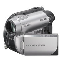 Sony handycam DCR-DVD110E Operating Manual