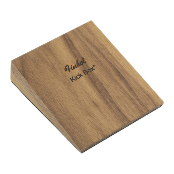 Finhol Kick Box Mark I Manual