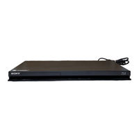 Sony BDP-S270 Marketing Specifications (BDP-S270) Operating Instructions Manual